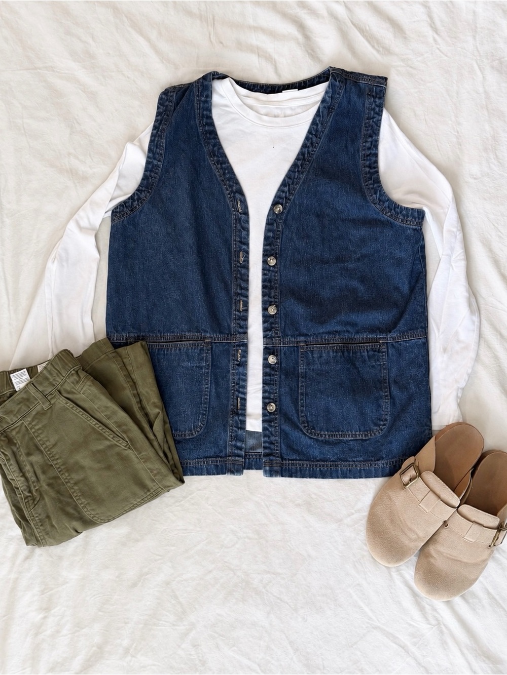 Dark Wash Jean Vest